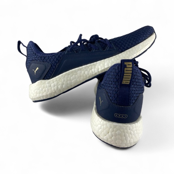 Puma Navy Blue Sneakers with White Sole - Picture 4 of 5